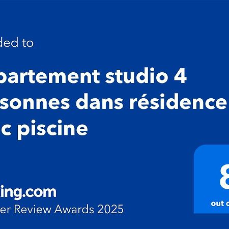 Appartement Studio 4 Personnes Dans Residence Avec Piscine キブロン エクステリア 写真