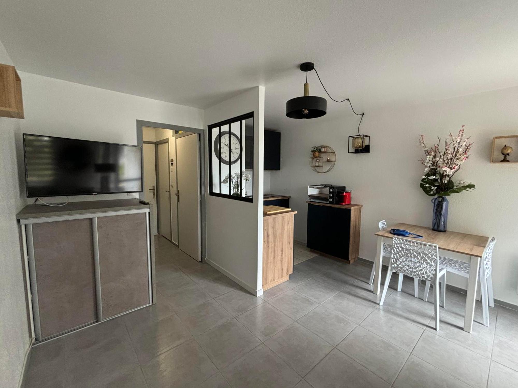 Appartement Studio 4 Personnes Dans Residence Avec Piscine キブロン エクステリア 写真