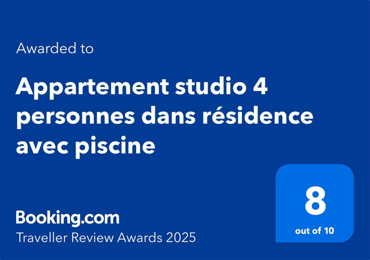 Appartement Studio 4 Personnes Dans Residence Avec Piscine キブロン エクステリア 写真